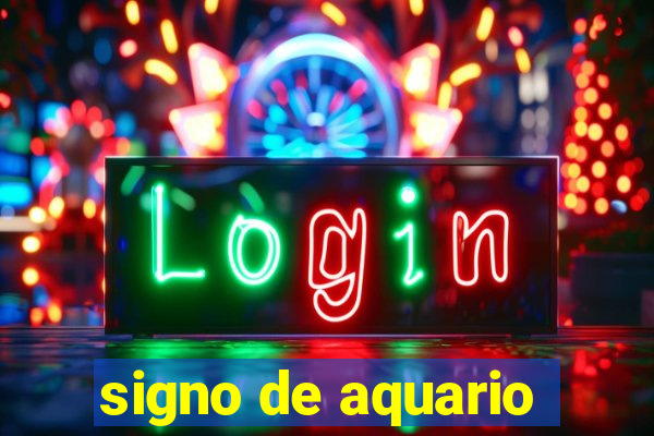 signo de aquario